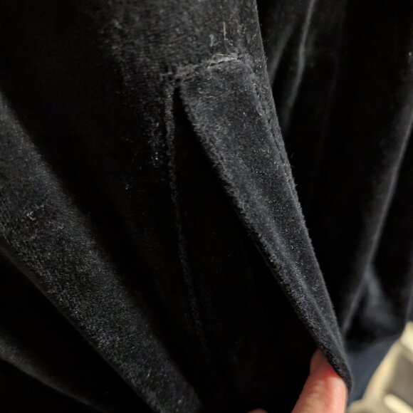 Jones New York Sport Black Velour Zip Jacket | Excellent Condition, Size 2X - Picture 9 of 14